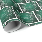 レンガ雪フレーク ラッピングペーパー (ロールコーナー)