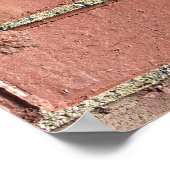 レンガ – アンティーク通り舗装材 ポスター (角)