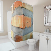 レンガ シャワーカーテン (インサイチュ)