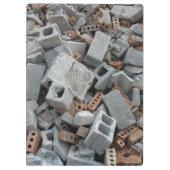 レンガ&ブロック解体瓦礫クリップボード クリップボード (裏面)