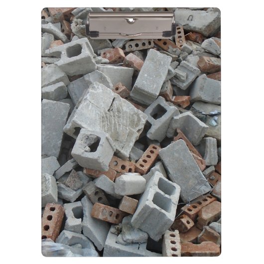 レンガ&ブロック解体瓦礫クリップボード クリップボード (正面)