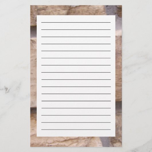 レンガ 便箋 (正面)