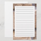 レンガ 便箋 (正面/裏面)