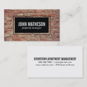 レンガ 名刺 (正面/裏面)