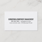 レンガ 名刺 (裏面)