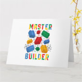 レンゴービルダー 面白ブロック ビルディング マスタービルダー カード (黄色い花)