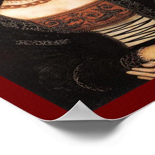 レンサリン美しい、ファッションジュエリー衣装デザイン ポスター (角)