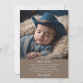 レンジカウボーイ子子子子子守歌の女神の夢 招待状 (正面)