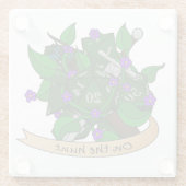 レンジャーサイコロデザイン ガラスコースター (裏面)