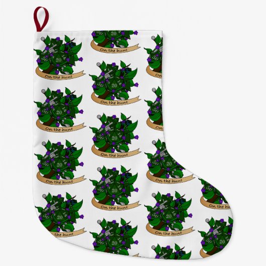 レンジャーダイスデザイン ラージクリスマスストッキング (正面)
