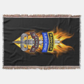 レンジャー連隊75連隊素晴らしレンジャー！ スローブランケット (正面)