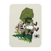 レンジャー・リック |アメリ素晴らしカのキャンプアウト – テント マグネット (縦)