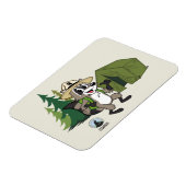 レンジャー・リック |アメリ素晴らしカのキャンプアウト – テント マグネット (左側)