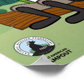 レンジャー・リック |アメリ素晴らしカのキャンプ ポスター (角)