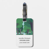 レンジャー·リック|ベッキーハレ ラゲッジタグ (裏面縦)