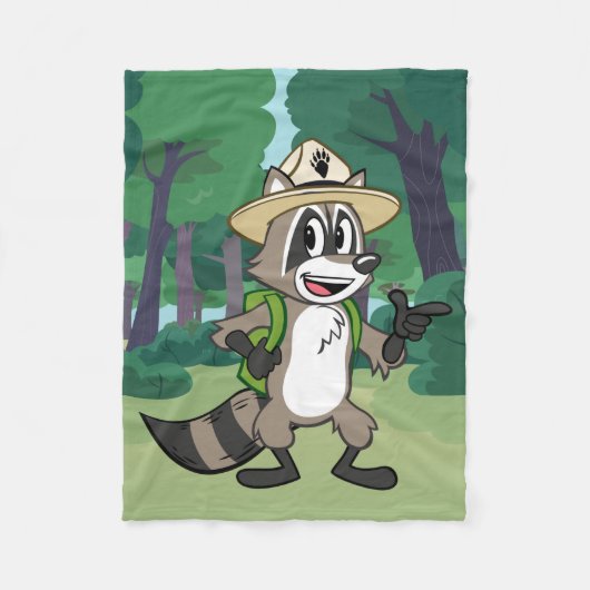 レンジャー・リック |レンジャー・リック・ポインティング フリースブランケット (正面)