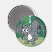 レンジャー・リック |灰色リス風 マグネット (正面/裏面)