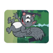 レンジャー・リック |灰色リス風 マグネット (横)