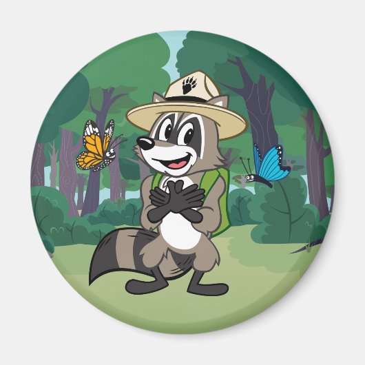 レンジャー・リック | Butterfly Hero – バタフライサイン マグネット (正面)