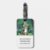 レンジャー·リック| Ranger Rickポインティング ラゲッジタグ (裏面縦)