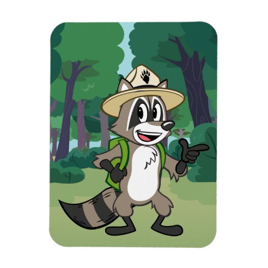 レンジャー・リック | Ranger Rick Pointing マグネット (縦)