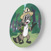 レンジャー・リック | Ranger Rick Pointing ラージ壁時計 (傾斜)