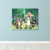 レンジャー・リック | Ranger Rick & Ricky キャンバスプリント (インサイチュ (ウッドフロア))