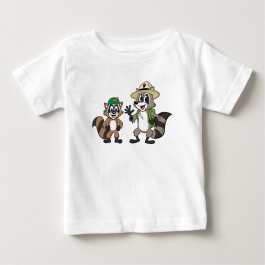 レンジャー・リック | Ranger Rick & Ricky ベビーTシャツ (正面)