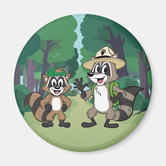 レンジャー・リック | Ranger Rick & Ricky マグネット (正面)