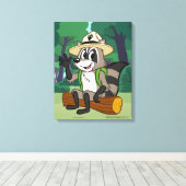 レンジャー・リック | Ranger Rick Siting キャンバスプリント (インサイチュ (ウッドフロア))