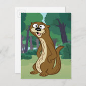 レンジャー・リック | Reggie Otter ポストカード (正面/裏面)