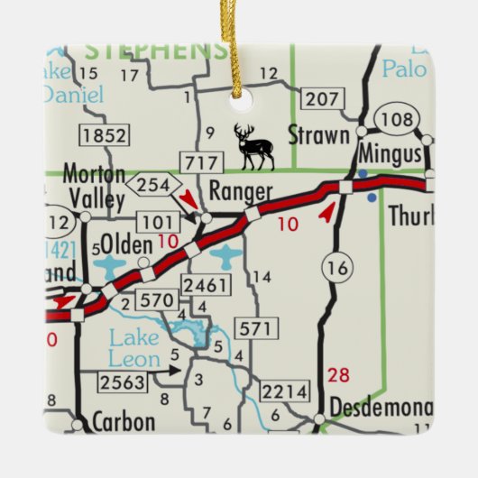 レンジャーTXロードマップ セラミックオーナメント (正面)