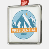 レンジ大統領のニューハンプシャースターズムーン メタルオーナメント (左)