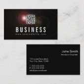 レンズの火炎信号の航空宇宙学の技術者の名刺 名刺 (正面/裏面)