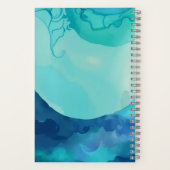 レンズを通して見る女性…スパイラルノート ノートブック (裏面)