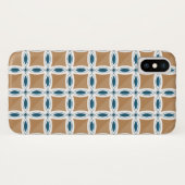 レンズパターンとダイヤモンドの円 Case-Mate iPhoneケース (裏面(横))