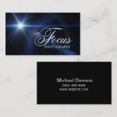 レンズモダン写真撮影用名刺 名刺 (正面/裏面)