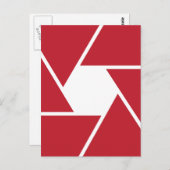 レンズ開口図デザイン ポストカード (正面/裏面)