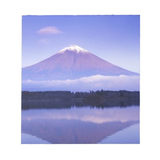 レンズ雲と富士山 本栖湖, ノートパッド (正面)