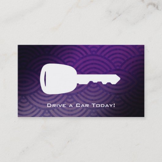 レンタカーの名刺 名刺 (正面)