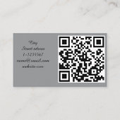 レンタカーQRコードプロフェッショナル 名刺 (裏面)
