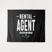 レンタルエージェントの役職のギフト タペストリー (正面(横))