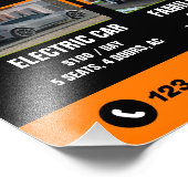 レンタルカープレミアムプロフェッショナル モダン フォトプリント            (角)