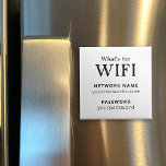 レンタルゲストWifiパスワード冷蔵庫マグネット マグネット<br><div class="desc">この冷蔵庫のマグネットテンプレートを使用して、レンタルゲストにWiFiネットワーク名とパスワードを共有する。2インチ角磁石。</div>