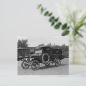 レンタルトラックの黎明期 1925年 ポストカード (スタンド正面)