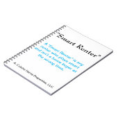 レンター頭が切れる-デザイン1ノートブック ノートブック (左側)