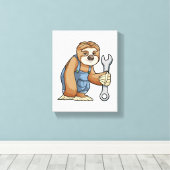 レンチで職人として磨く キャンバスプリント (インサイチュ (ウッドフロア))