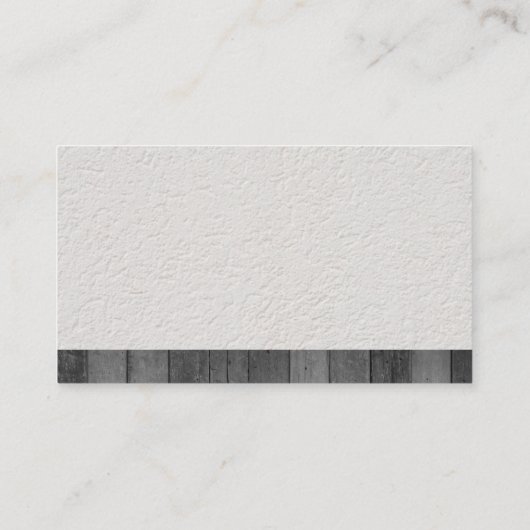 レンチねじ駆動装置 |壁テクスチャ木目トリム 名刺 (裏面)