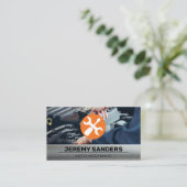 レンチねじ駆動装置 |整備士作業中 名刺 (スタンド正面)