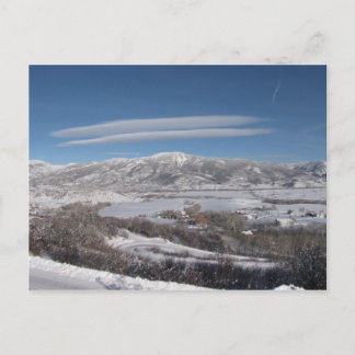 レンチキュラー雲 ポストカード